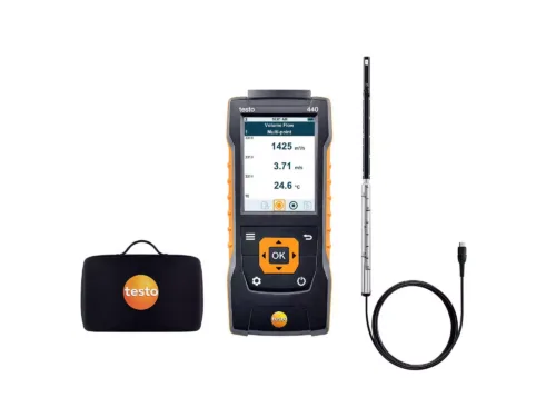 testo 440 - Set con sonda de hilo caliente
